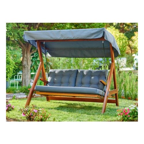 Hanah home paris 2000 - anthracite anthracite garden triple swing chair Slike