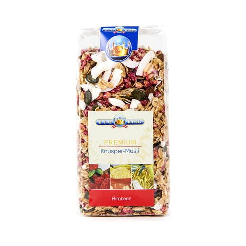 BioKing Premium hrustljavi kosmiči Bio - Malina Cene