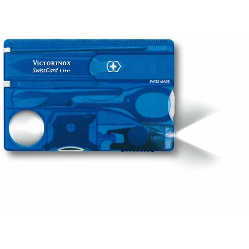 Victorinox SwissCard Lite Blue Transparent