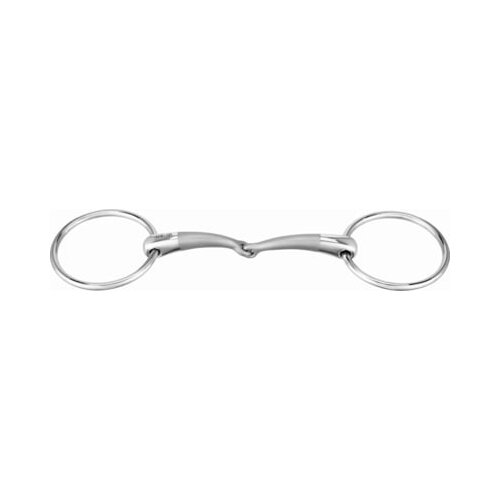 Sprenger SATINOX brzda, Loose Ring Snaffle 14 mm Single Jointed - Stainless Steel - 125 mm Slike