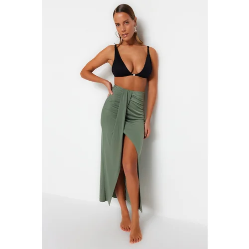 Trendyol Skirt - Khaki - Maxi