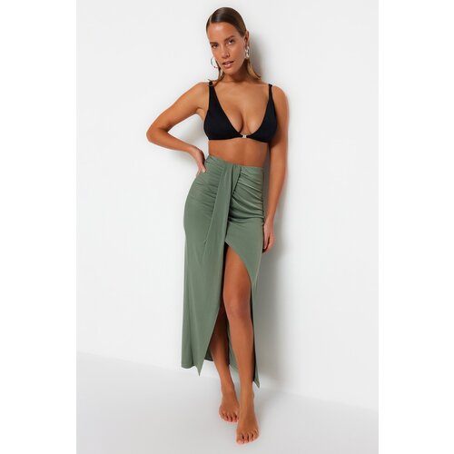 Trendyol Skirt - Khaki - Maxi Slike