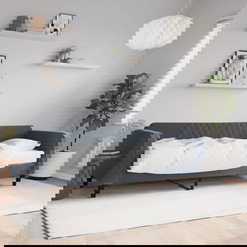 vidaXL Dnevni krevet s madracem tamnosivi 90 x 200 cm baršunasti Cijene