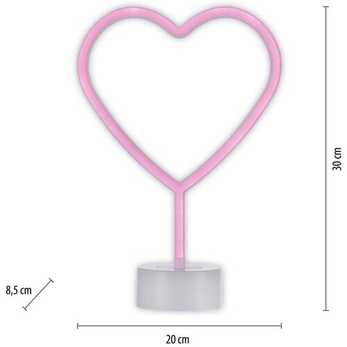  Okrasna svetilka Heart (Večbarvno, Do x &amp;Scaron; x V: 8,5 x 20 x 30 cm) Slike