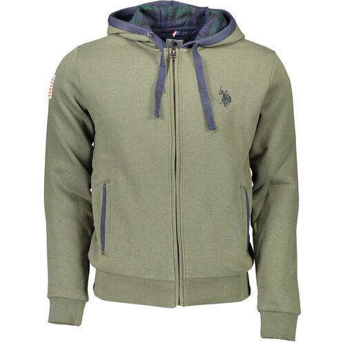 U.S. Polo Assn. US POLO GREEN MAN SWEATSHIRT WITH ZIP Slike