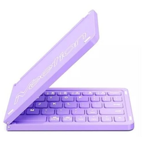 MeeTion BTK001 sklopiva, punjiva bež.tastatura, ljubičasta Cene