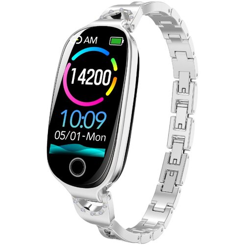 INF Smartwatch kompatibilen z Joeme Fit &ndash; ženska ura z SpO2 in 50+ &scaron;portnimi načini Silver, (5000263679) Cene