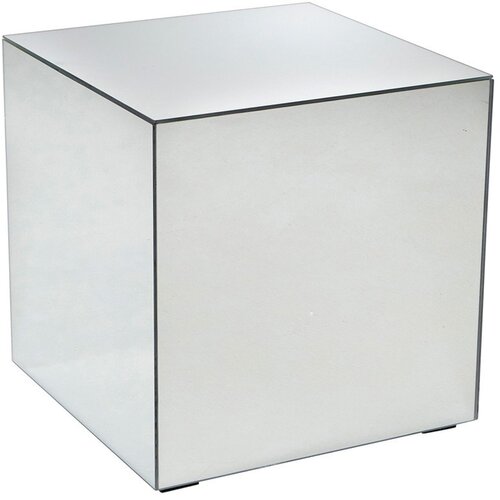 Ellos Home Steklena stranska mizica 45,5x45,5 cm Cube &ndash; Cene