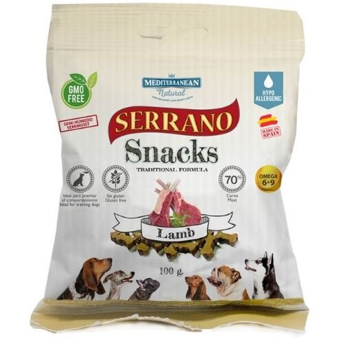 Mediterranean Natural Mediterranean Natural Pribolj&scaron;ek Serrano Gluten-free jagnjetina 100 g Cene