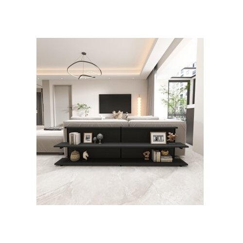 Hanah home Club sto Mela, 180x52x22 cm, Crni Slike