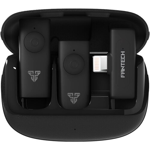 Fantech Mikrofon Wireless Lavalier Leviosa Air WMV21L (Dual Mic) Lightning Cene