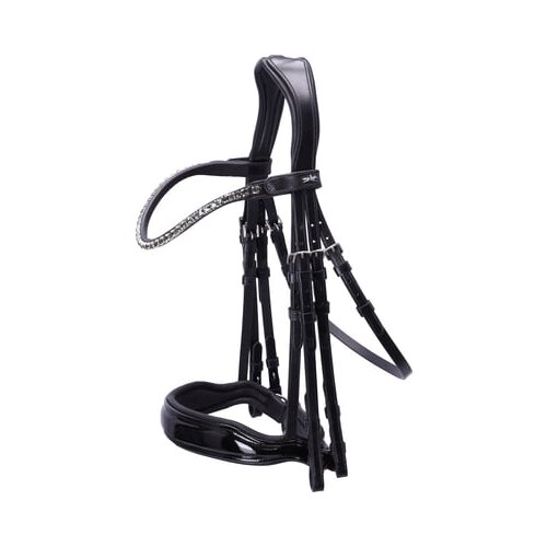  Kandara Milazzo, black/patent/grey Cene
