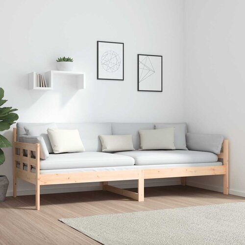  Dnevni ležaj od masivne borovine 80 x 200 cm Slike
