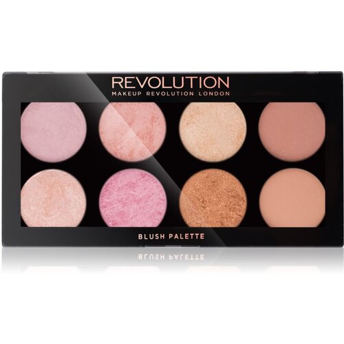 Revolution Ultra Blush Palette paletka 8 rdečil 13 g odtenek Golden Sugar 2 za ženske Slike