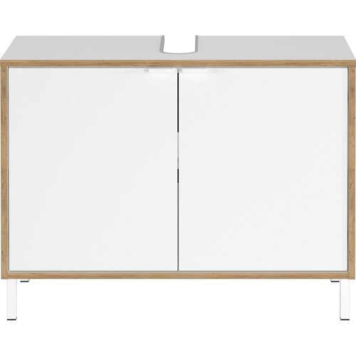 Germania Bijeli visok ormarić za ispod umivaonika 80x60 cm Topeka – Cijene