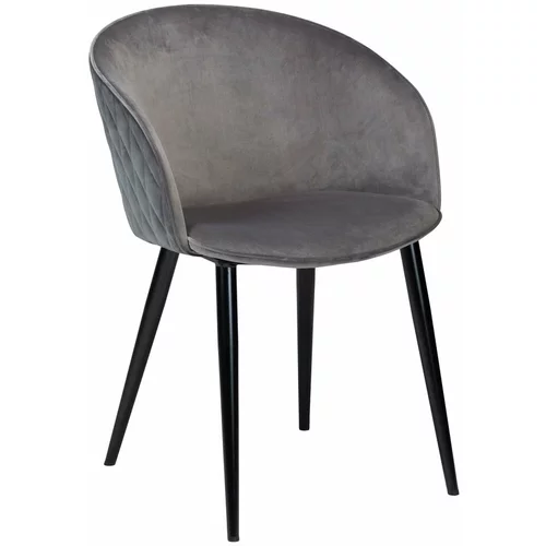 DAN-FORM Denmark Blagovaonski stolac od sivog baršuna Dual -