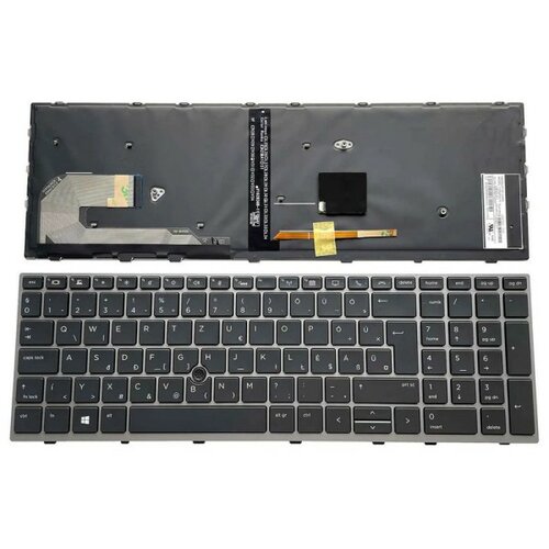 tastatura za laptop hp elitebook 755 G5 850 G5 850 G6 mali enter sa ramom i pozadisnkim osvetljenjem Slike