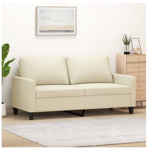 vidaXL Dvosed krem 140 cm umetno usnje Cene