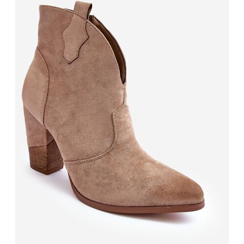 Kesi Leather Heeled Cowgirls Tanner Cene