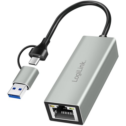Logilink Mrežni adapter USB-C/A => LAN RJ45 10/100/1000 (UA0238B), (22097720) Cene
