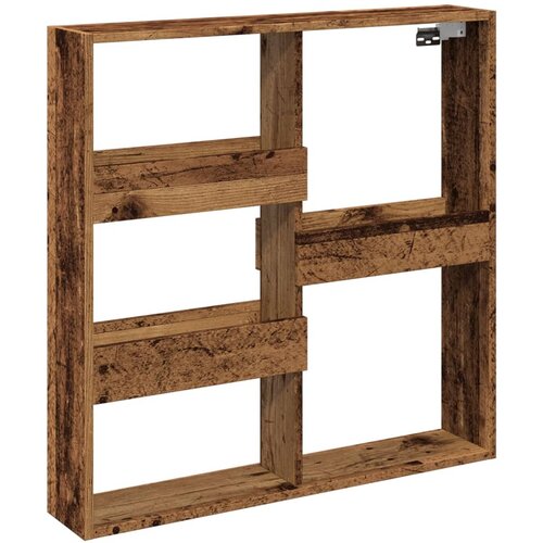 Maison Chic Stenska omarica - Zidna omarica starinski les 80x15x80 cm inženirski les iu588, (22063112) Cene
