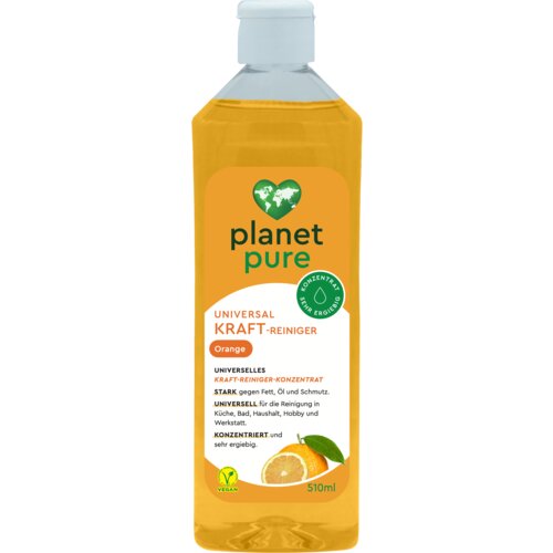 Planet Pure Univerzalno močno čistilo - pomaranča - 510 ml Slike