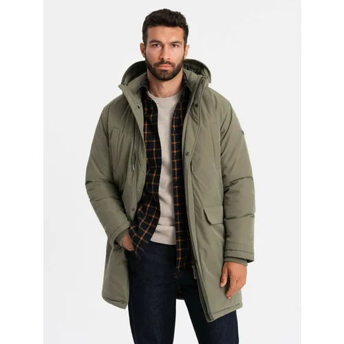 Ombre Clothing Parka Zelena