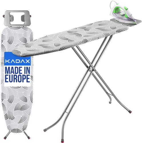 KADAX likalna deska 114 x 34 cm zložljiva z držalom za likalnik lahka stabilna, (5000351444) Cene