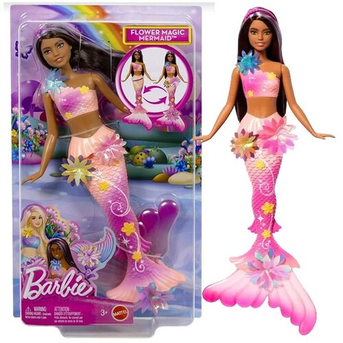 Barbie MAGIČNA CVETNA SIRENA - BRINETA (1100042748) Slike