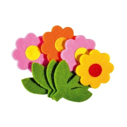 Junior crafty shapes kraft oblici cvetići filc 4k ( 137304 ) Cene