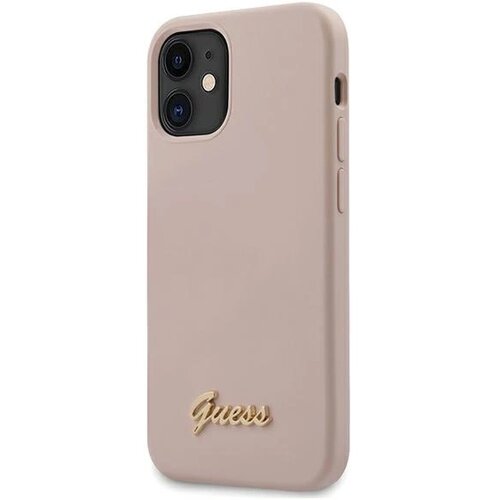 Guess SILIKONSKI OVITEK HARDCASE ZA IPHONE 12 MINI 5.4 SVETLO ROZA, (21834321) Cene
