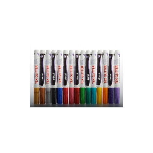  Markeri za tekstil DARWI TEX glitter 6ml | izaberite boju Cene