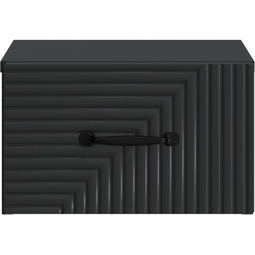  Noćni ormarić za montažu na zid 2 pcs Crna 34,5 x 33 x 20 cm Slike