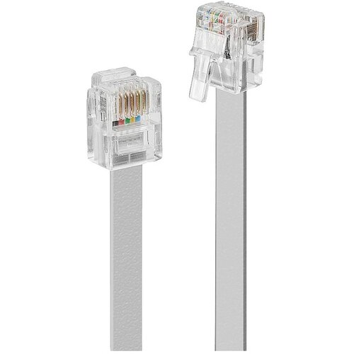 Lindy isdn priključni kabel [1x RJ12 vtič 6p6c - 1x RJ12 vtič 6p6c] 10 m siva, (20411140) Cene