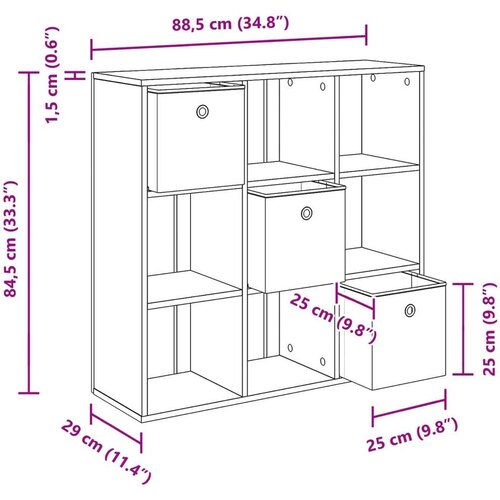  Kreveta s ladicama Staro drvo 88 5 x 29 x 84 5 cm Slike