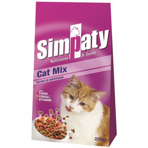 Pet360 Simpaty Suva hrana za odrasle mačke, Meso i žitarice, 20 kg Cene