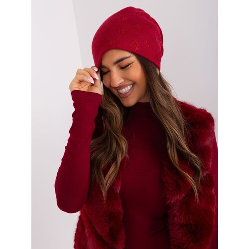 Wool Fashion Italia Cap-AT-CZ-2325.96-burgundy Cene