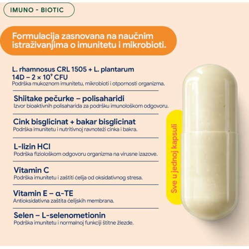 Kaltex Imuno-Biotic &amp;ndash; Probiotik za imunitet i zdravlje crevne mikrobiote Slike