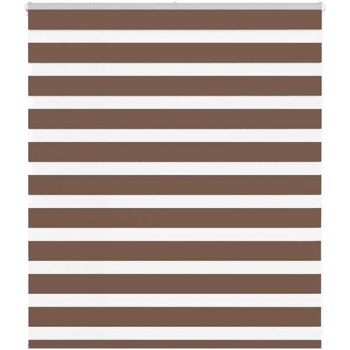 Zebra zavjesa Smeđa 135x100 cm &Scaron;irina tkanine 130,9 cm Poliester Cene