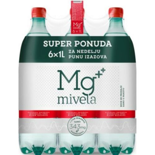 MIVELA voda mg blagogazirana 6X1L paket Cene
