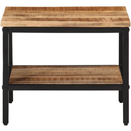 Maison Chic Klubska mizica - kavna mizica - Nizka mizica 45x45x35 cm trden robusten mangov les, (21754476) Slike