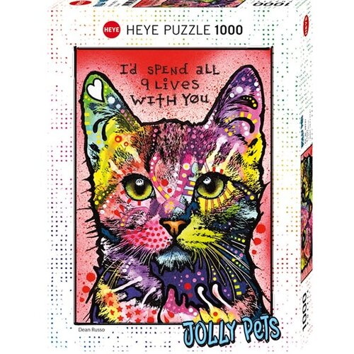 Heye puzzle 1000 pcs jolly pets 9 života Slike