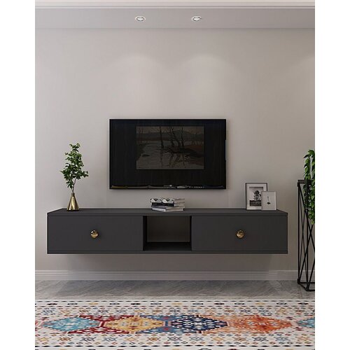Hanah home tv komoda zuzu 150, antracit Cene