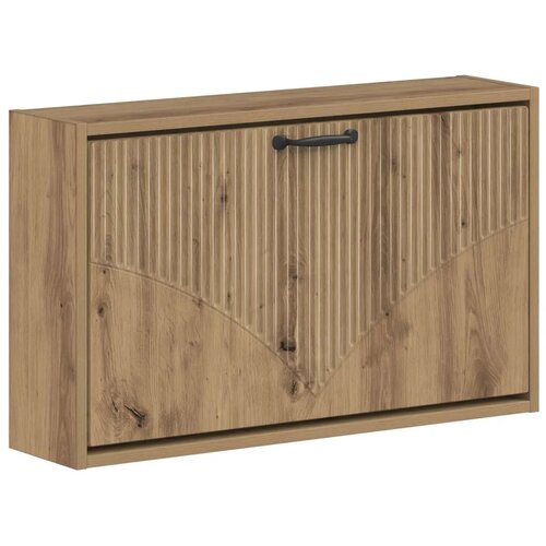  Ormar za cipele na zidu HOORN 71 x 17 x 43 cm Konstruirano drvo - Hrast artisan Slike