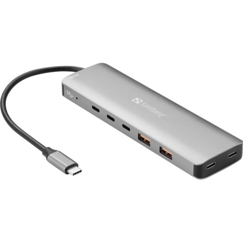 Sandberg USB-C to 5xUSB-C+2xUSB-A 100W priklopna postaja Slike