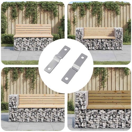  Udarna ploča 2 pcs Srebrno 50 x 10 x 1,2 mm Željezo Cijene