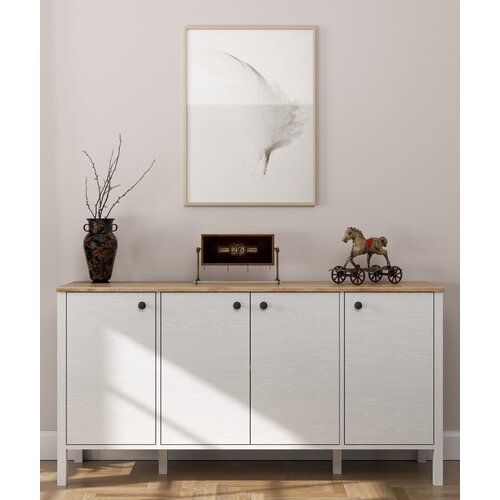 Hanah home konzolni sto FRN-20007, 160x82x44 cm, Beli Slike