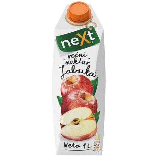 Next voćni sok classic jabuka 1l Slike
