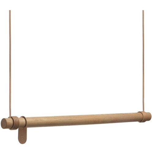 LIND DNA Zidni stalak za odjeću od punog hrasta u prirodnoj boji 80x200x4 cm Swing M &amp;ndash; Slike