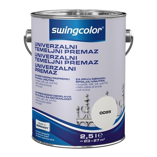 SWINGCOLOR univerzalni temeljni premaz (2,5 l, Bijele boje) Cijene